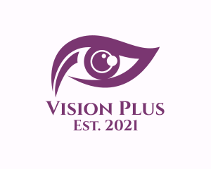 Purple Eye Vision logo design