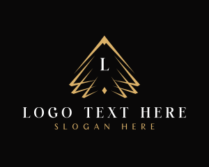 Premium Pyramid Triangle logo