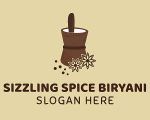 Star Anise Pestle  logo design