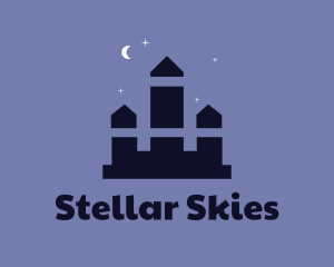 Night Sky Building  logo design