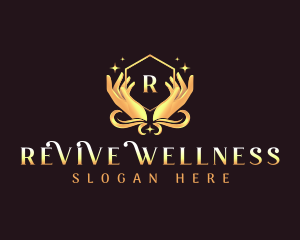 Wellness Hand Massage logo design