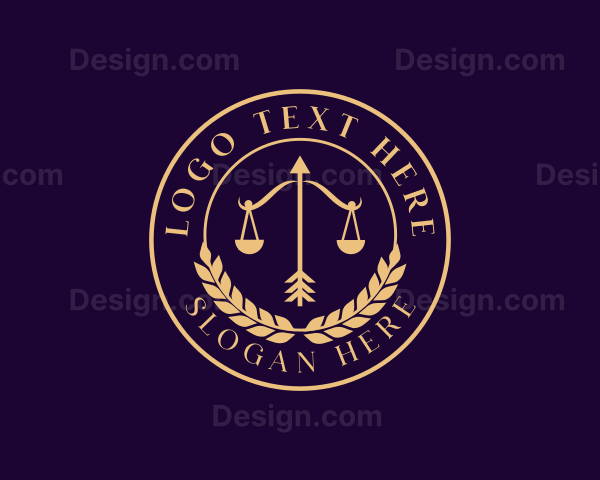 Law Justice Scale Logo