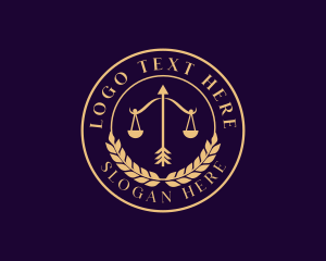 Law Justice Scale logo