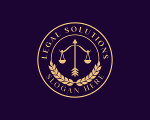 Law Justice Scale logo