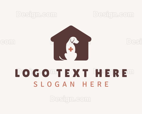 Pet Dog Animal Clinic Logo