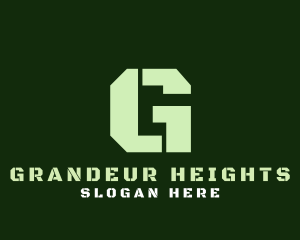 Military Green Letter G logo design