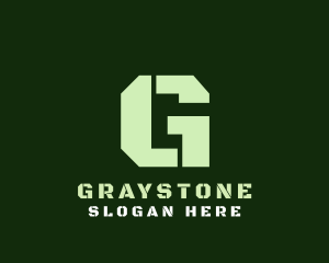 Military Green Letter G logo design