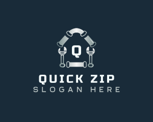 Plumbing Pipe Handyman logo design