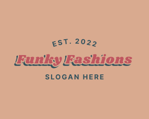 Hipster Funky Script logo