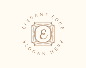 Elegant Art Deco Square logo design