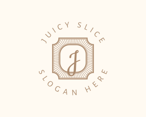 Elegant Art Deco Square logo design