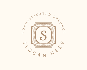 Elegant Art Deco Square logo design