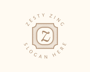 Elegant Art Deco Square logo design