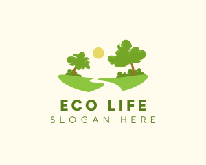 Nature Park Tree logo design