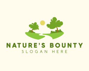 Nature Park Tree logo design