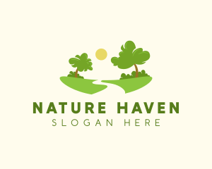 Nature Park Tree logo design