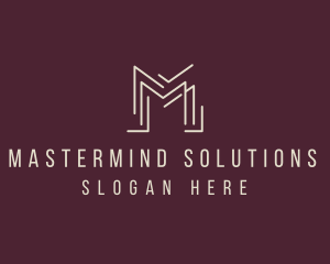 Modern Professional Letter M  logo design