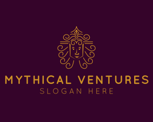 Mythical Crown Queen logo design