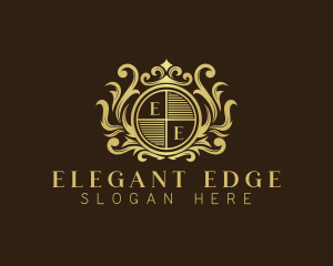 Elegant Ornament Crown logo design