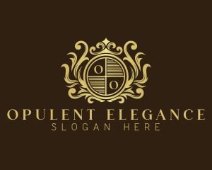 Elegant Ornament Crown logo design