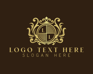 Kingdom - Elegant Ornament Crown logo design