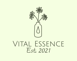 Minimal Flower Vase logo