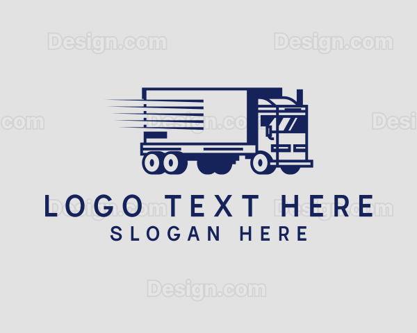 Fast Truck Delivery Logo