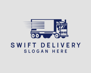 Fast Truck Delivery logo design