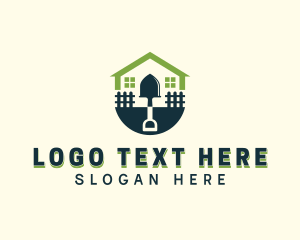 House - House Yard Landscaping logo design