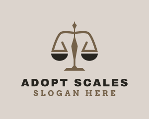 Scale Law Prosecutor logo design