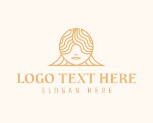 Feminine Curly Hair logo