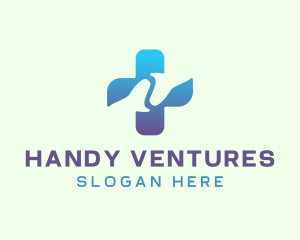 Medical Cross Hands logo