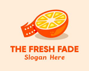 Film Strip Fruit  logo design