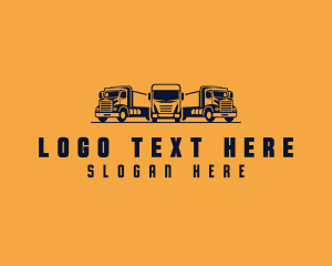 Cargo Truck Shipping Delivery logo