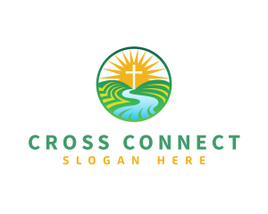 Sun Cross Church logo design