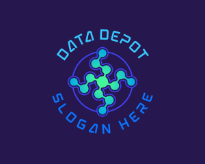 Cyber Data Network logo design