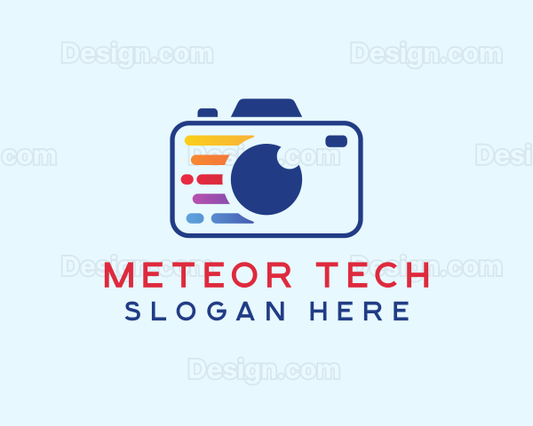 Colored Film Camera Logo