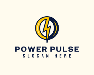 Power Voltage Letter O logo