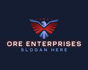 Eagle Patriotic Veteran logo design