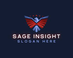 Eagle Patriotic Veteran logo design