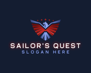 Eagle Patriotic Veteran logo design