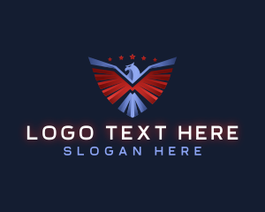National - Eagle Patriotic Veteran logo design