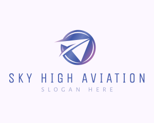 Aviation Paper Plane logo
