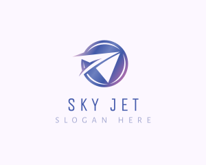 Aviation Paper Plane logo