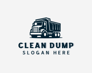 Dump Truck Waste Management logo design