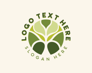 Eco Wellness Tree logo