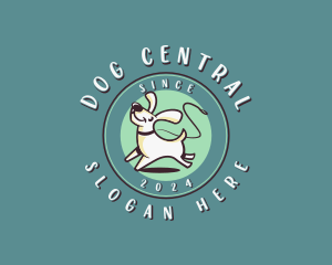 Dog Pet Leash logo design