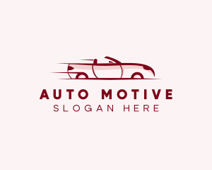 Convertible Car Auto logo design