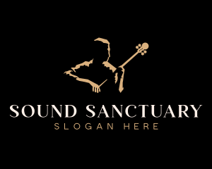 Acoustic Instrument Musician  logo design