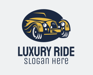 Cool Retro Automobile logo